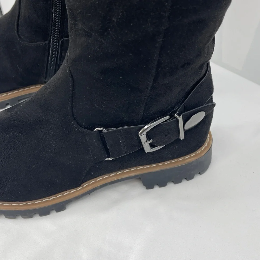 COMFORT EST 1946 Black Knee-High Women's Boots SIZE 7
